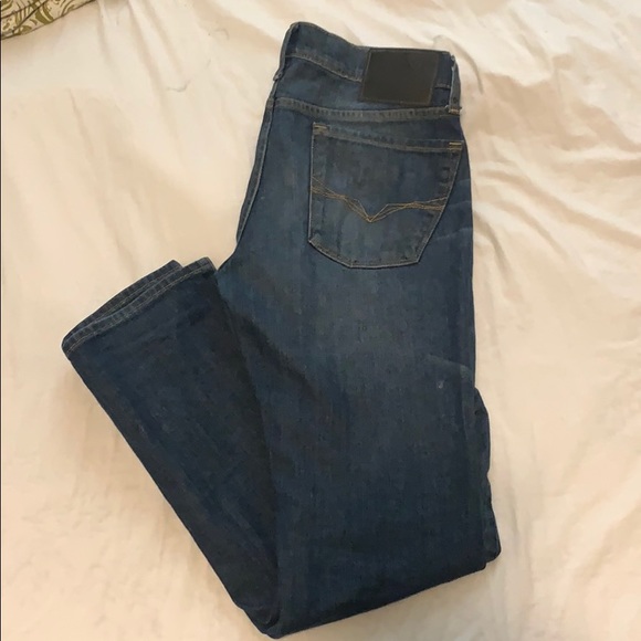 Mens Guess Lincoln Slim Straight Jeans 